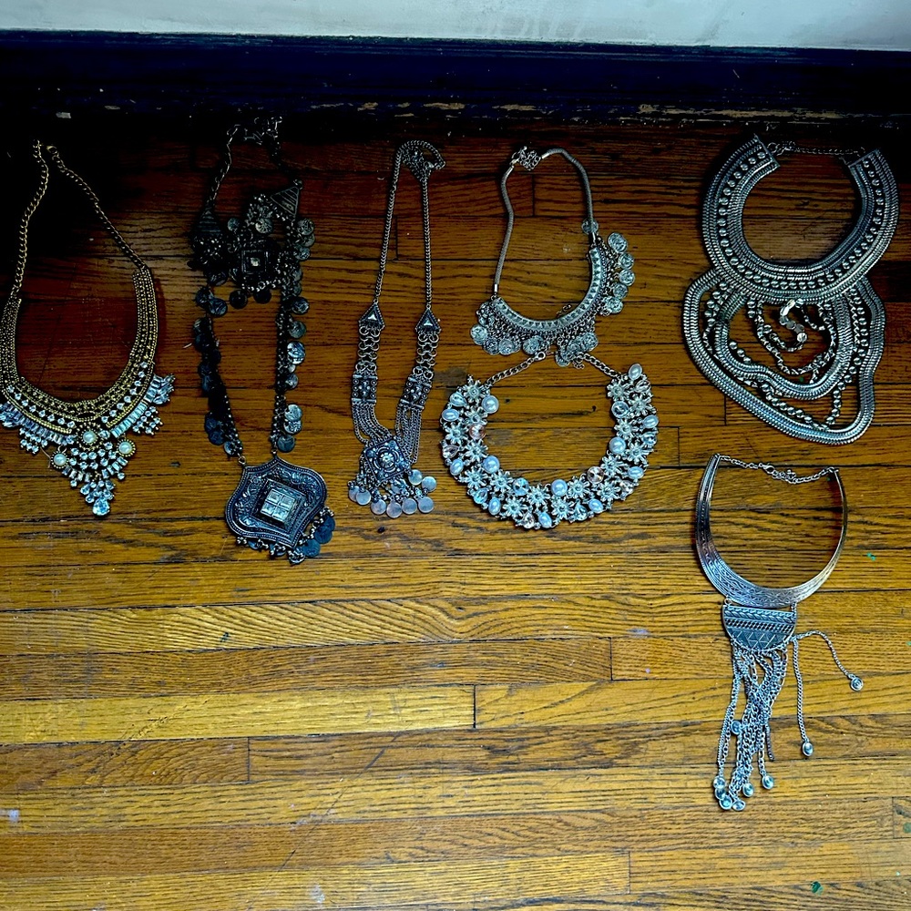 Tribal and vintage inspired necklace haul